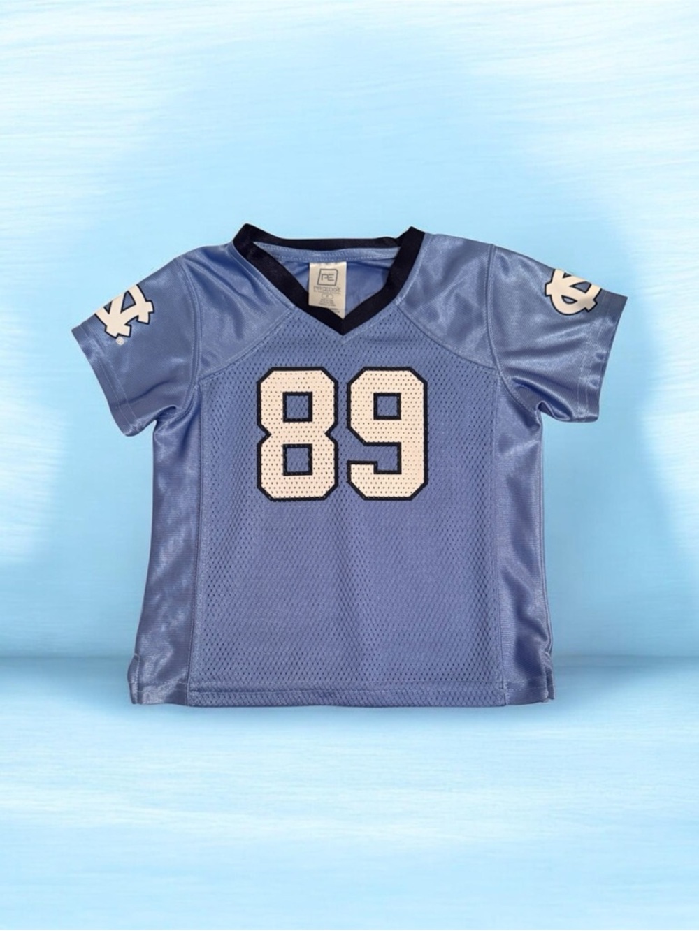 UNC Tarheels Kids Mesh Athletic Football Jersey Top Number 89 Size 4T